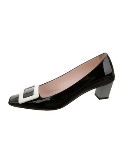 Pre-owned Roger Vivier Patent Leather Pumps In Black