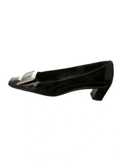 Pre-owned Roger Vivier Patent Leather Pumps In Black