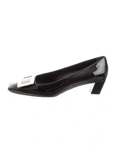 Pre-owned Roger Vivier Patent Leather Pumps In Black