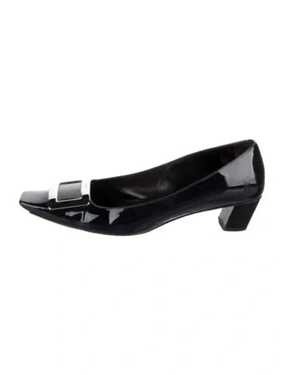 Pre-owned Roger Vivier Patent Leather Pumps In Blue