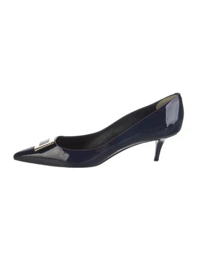 Pre-owned Roger Vivier Patent Leather Pumps In Blue