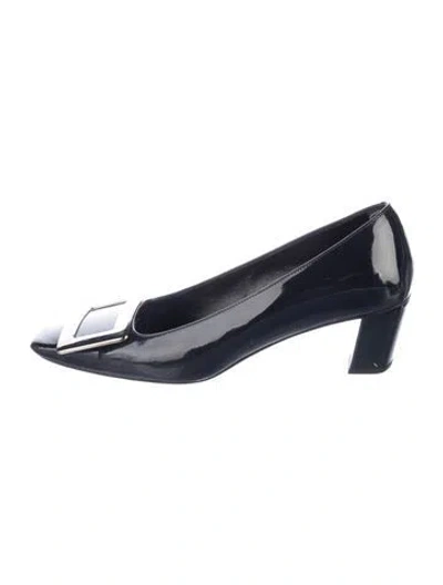 Pre-owned Roger Vivier Patent Leather Pumps In Blue