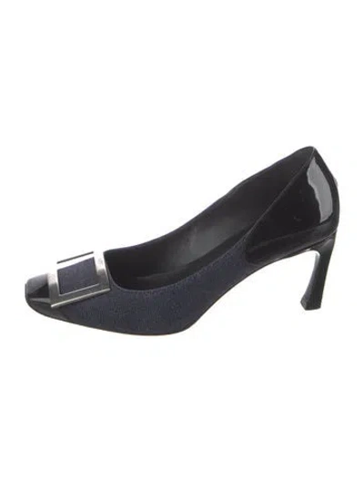 Pre-owned Roger Vivier Patent Leather Pumps In Blue