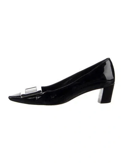 Pre-owned Roger Vivier Patent Leather Pumps In Blue