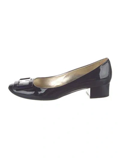Pre-owned Roger Vivier Patent Leather Pumps In Blue