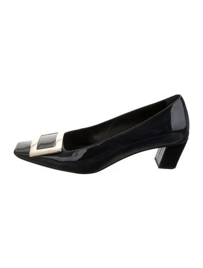 Pre-owned Roger Vivier Patent Leather Pumps In Blue