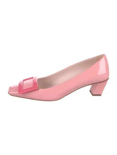Pre-owned Roger Vivier Patent Leather Pumps In Pink