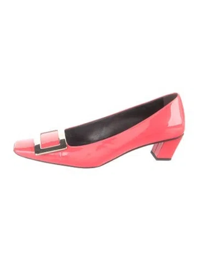 Pre-owned Roger Vivier Patent Leather Pumps In Pink