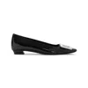Roger Vivier Patent Leather Pumps With Distinctive Buckle Detail
