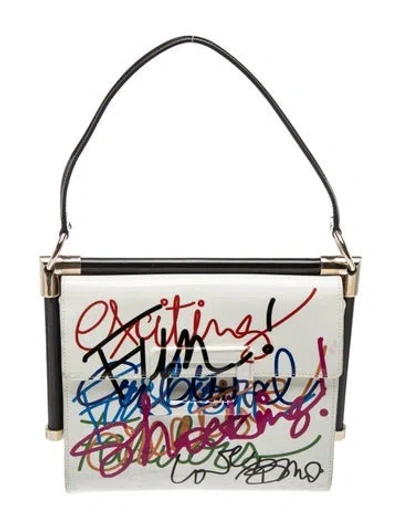 Pre-owned Roger Vivier Patent Leather Shoulder Bag In Multi