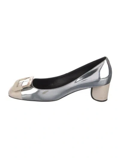 Pre-owned Roger Vivier Patent Leather Slingback Pumps