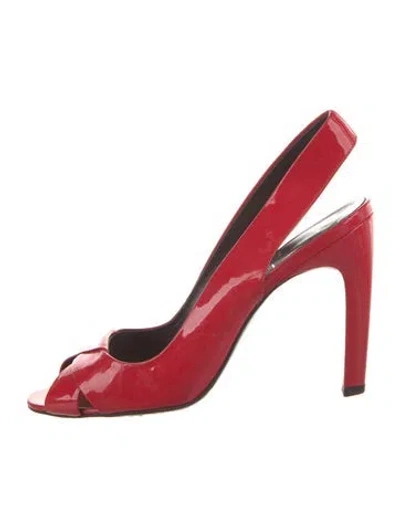 Pre-owned Roger Vivier Patent Leather Slingback Pumps