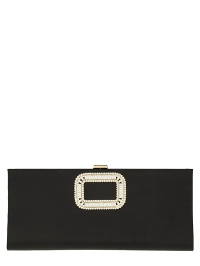 ROGER VIVIER PILGRIM" BUCKLE CLUTCH BAG