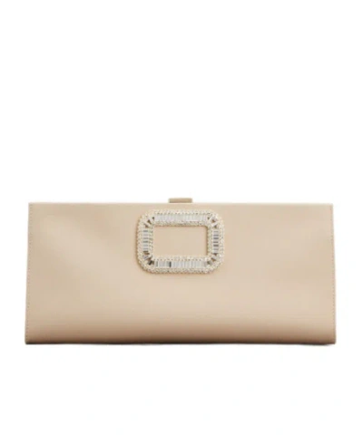 Roger Vivier Pilgrim Clutch In Brown