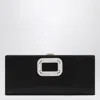 Roger Vivier Women's Pilgrim Clutch In Satin With Jeweled Buckle