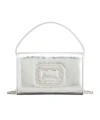 Roger Vivier Micro Pilgrim Bag Chain Strap In White