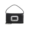 Roger Vivier Black Nappa Leather Handbag In Black