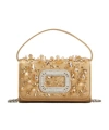 Roger Vivier Micro Pilgrim Chandelier Bag In Brown