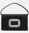 Roger Vivier Micro Pilgrim Top Handle Bag In Nero
