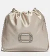 Roger Vivier Pilgrim Mini Bag In Satin