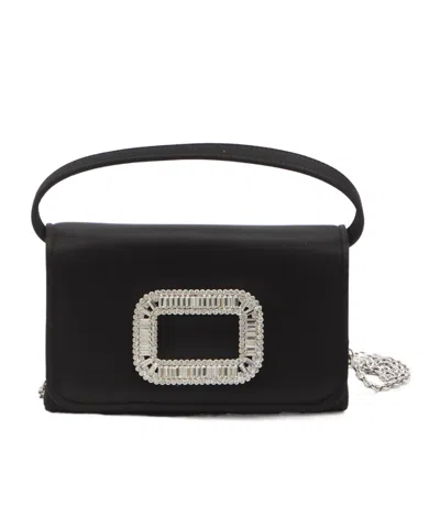 ROGER VIVIER ROGER VIVIER PILGRIM SATIN MICRO BAG