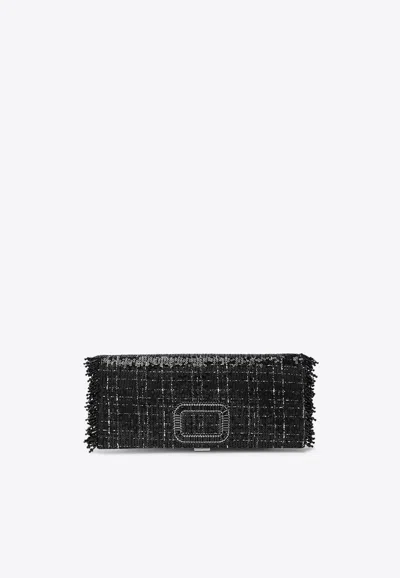 ROGER VIVIER PILGRIM SEQUINED CLUTCH BAG