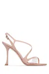 Roger Vivier Pink Open Toe Heels In Pink