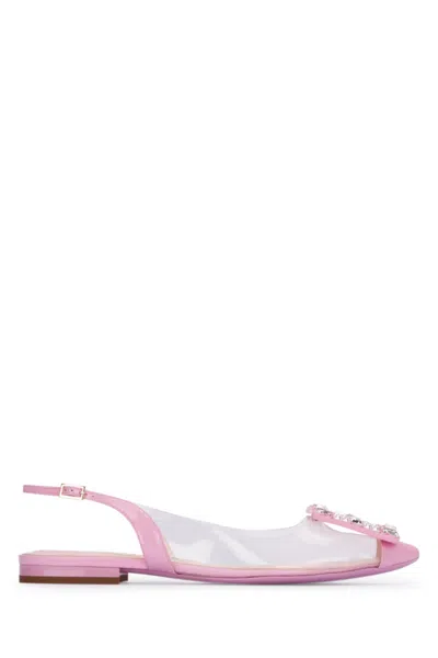 ROGER VIVIER PINK SLINGBACK BALLET FLATS