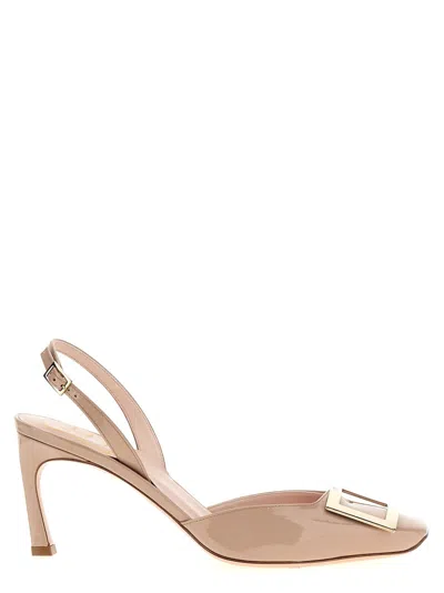 Roger Vivier Pink Slingback Pumps