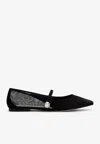 Roger Vivier Pointed-toe Ballerina Flats In Black