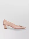 Roger Vivier Pointed Toe Block Heel Pumps With Metal Detail