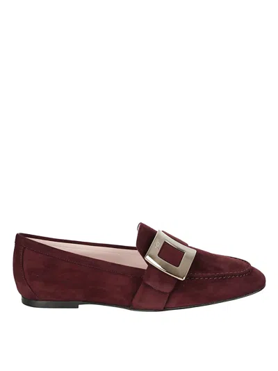 Roger Vivier Pointed Toe Flat Shoes In Black