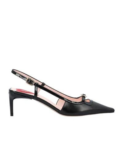 ROGER VIVIER ROGER VIVIER POINTED TOE SLINGBACK PUMPS