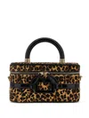 Roger Vivier Belle Vivier Vanity Mini Handbag In Brown