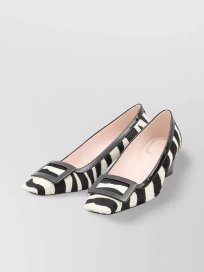 Roger Vivier Pony Zebra Calf Fur Pumps