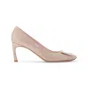 Roger Vivier Trompette 70 Pumps In Patent Leather