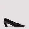 Roger Vivier Belle Vivier Patent Pumps With Metal Buckle