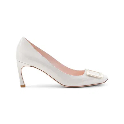 Roger Vivier Pumps Grey In White