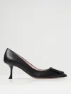 Roger Vivier 65mm Covered Buckle Patent Leather Pumps In Black