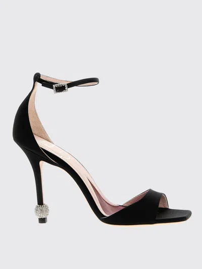ROGER VIVIER HEELED SANDALS ROGER VIVIER WOMAN COLOR BLACK,G67435002