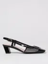 Roger Vivier Dcollet Slingback Mesh In Black