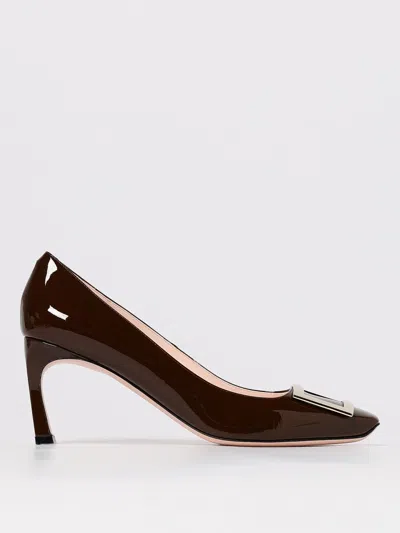 ROGER VIVIER PUMPS ROGER VIVIER WOMAN COLOR HAZEL,416497119
