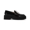 Roger Vivier 45mm Viv Rangers Patent Leather Loafers In Black