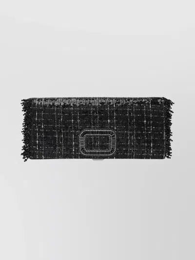 Roger Vivier Rectangular Clutch Bag With Fringe And Sequins