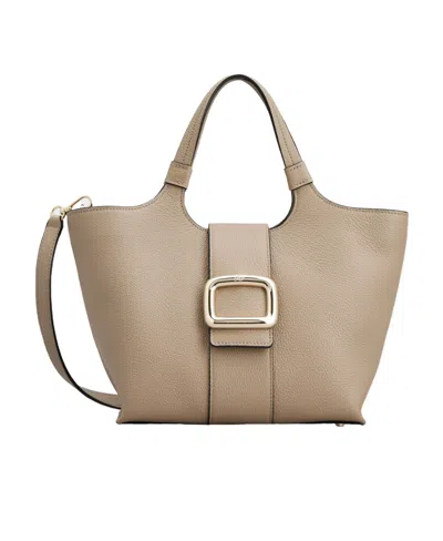 Roger Vivier Removable Shoulder Strap Single Shoulder Bag In Nude