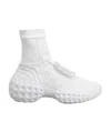 Roger Vivier Rhinestone Button-down Boots In White