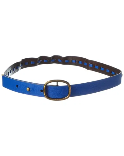 Roger Vivier Roger Viver Leather Belt In White