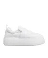 Roger Vivier Platform Sneakers Featuring Pull Tab In White