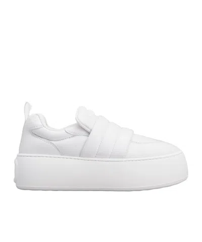 Roger Vivier Round-head Casual Shoes In White