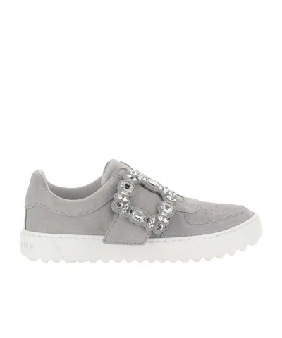 ROGER VIVIER ROUND HEAD LOW-CUT CASUAL SHOES